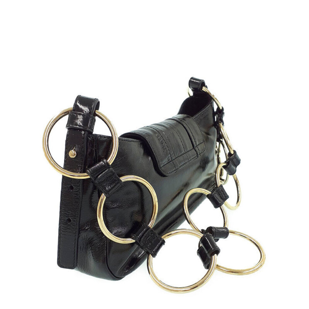 SAINT LAURENT Yves Leather Shoulder Bag - Picture 2 of 9